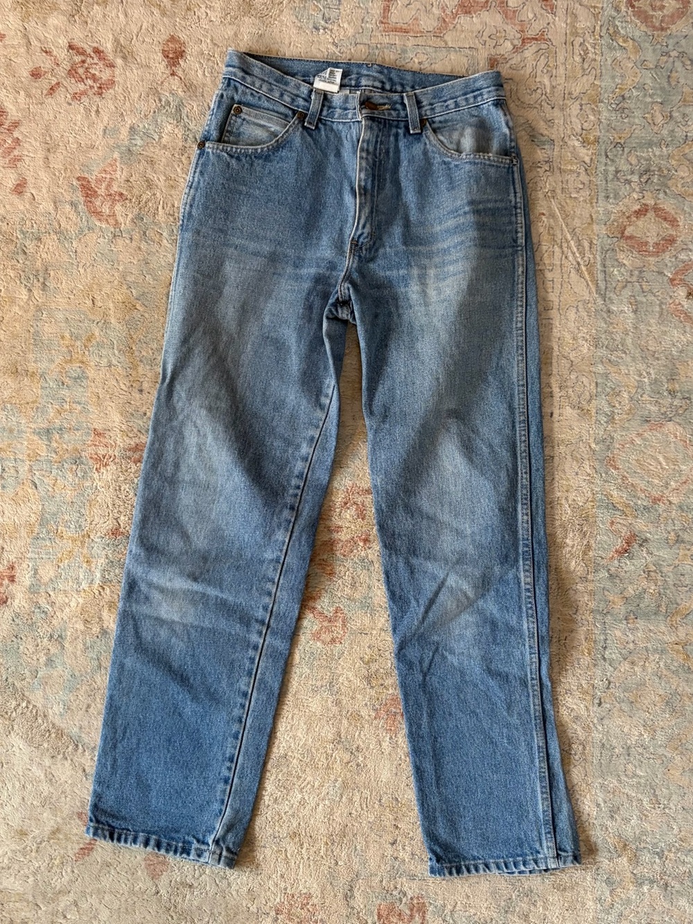 Calvin Klein Light Blue Denim Jeans with Branded Button - Picture 7 of 9